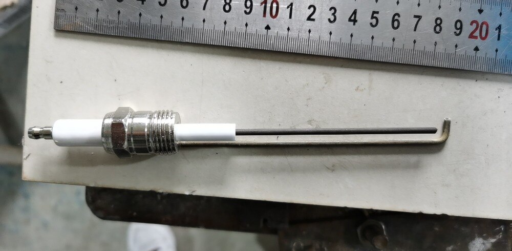 Burner use industrial Spark plug ignition electrode ceramica ignitor boiler ignitor: thread