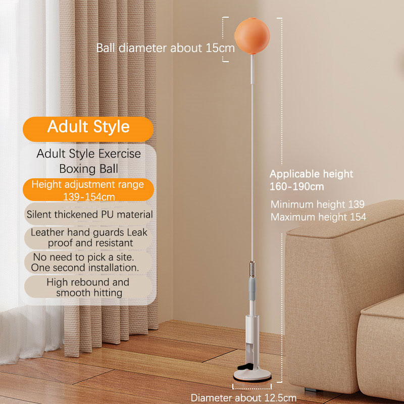 Boxing Reflex Ball Boxing Gear Boxing Equipment Punching Speed Improve Hand Eye Coordination Boxing Reaction Ball Boxing Bag: WHITE