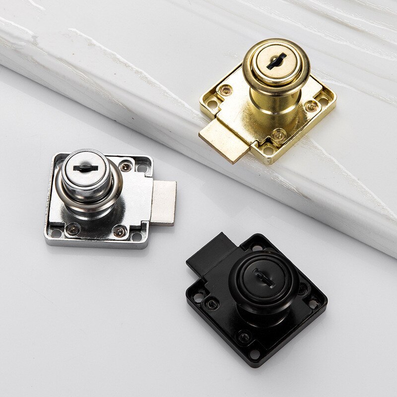 Kk & Fing Lade Sloten Met 2 Sleutels Meubilair Hardware Deur Kast Lade Slot Voor Bureau Brief Box 3 kleuren Cam Sloten