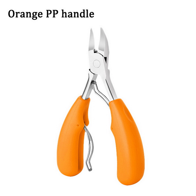 Toe Nail Clippers Remove Dead Skin Nail Correction Nippers Ingrown Toenail Cuticle Scissor Edge Cutter Thick Pedicure Care Tool: Red