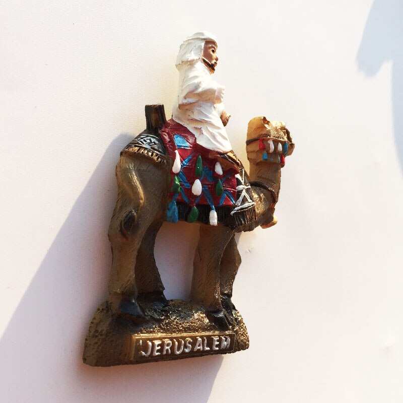 3D Heilige Stad Jeruzalem Koelkast Magneet Reizen Souvenir Gift Thuis Keuken Koelkast Decoratie Magnetische Sticker Craft Collection