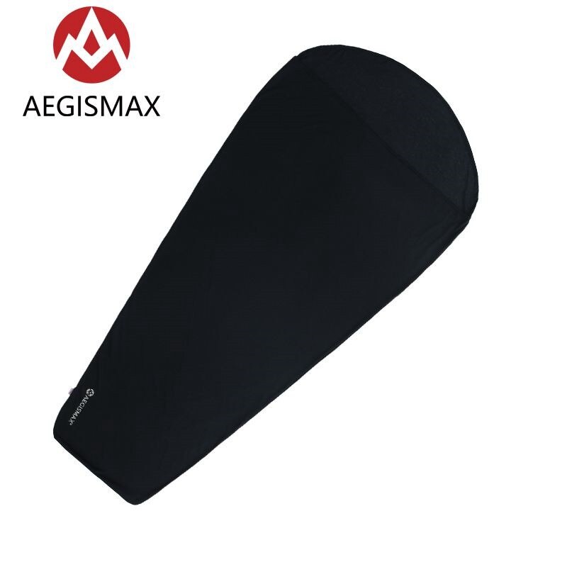 Aegismax 5/8 celsius makuupussi vuori muumio kirjekuori ulkolukko lämpötila camping kannettava yhden hengen sänky lakana