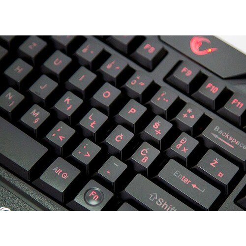 Rampage KM-R77 Black USB 3 Color Led LC Layout Multimedia Player Keyboard + Mouse Set Original Set
