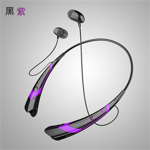 Sports Bluetooth Headset HBS760 Wireless Stereo Neck Hanging Bluetooth Headset V4.1 Headphone Neck Hanging High Fidelity Call: Gold