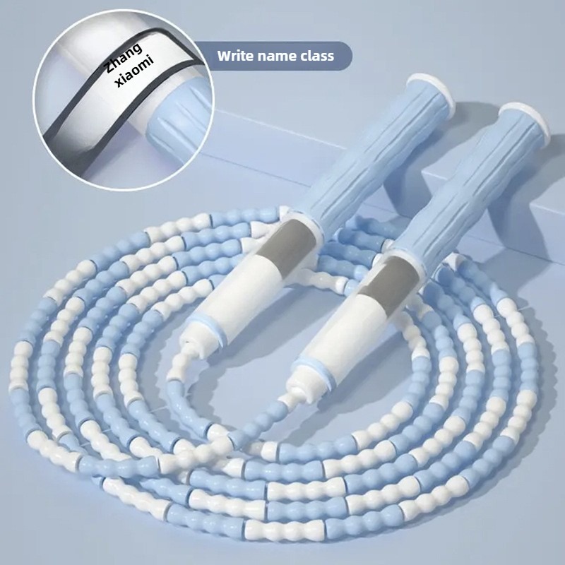 Bamboo Skipping Rope for Children Physical Education Junior Rope Safety for Beginners Jump Rope Fitness