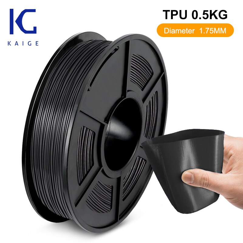 Abs 1.75Mm 3D Printing Filament Zwarte Kleuren Geschikt Voor Hoge Sterkte Tekening Levert: TPU-BLACK