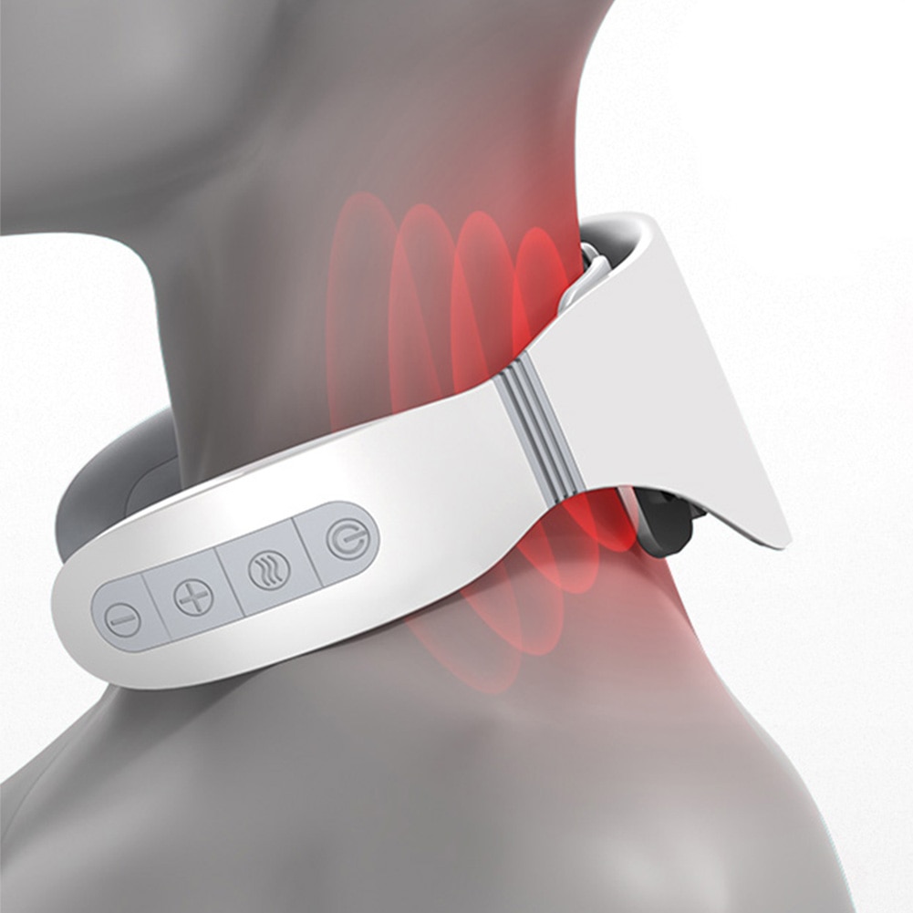 Masseur Cervical intelligent chauffant à impulsions 6D, télécommande à Six têtes, masseur électrique de la colonne cervicale des épaules