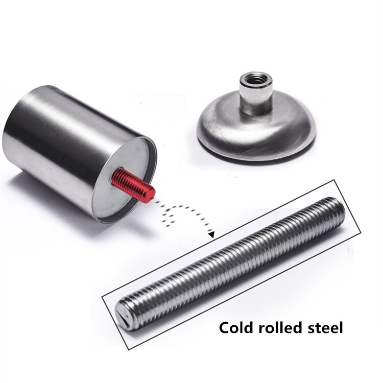 4pcs 80-200mm Furniture Adjustable Cabinet Legs with Rubber mat Stainless Steel Furniture Legs Cabinet Table Sofa Bed Feet
