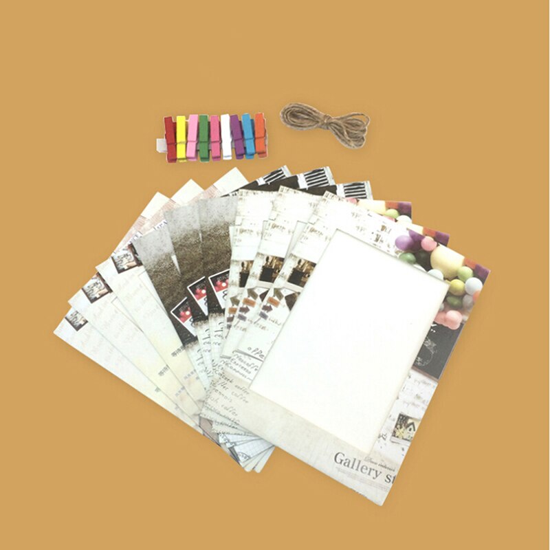 DIY Home Wall Decor Wall Hanging Cartoon Animals Paper Photo Frame For Baby Wedding Photo Frame