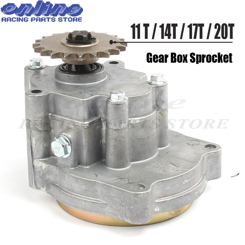 11T 14T 17T 20T 43cc 47cc 49cc Engine Gear Reduction Transmission Box 2 STROKE T8F For Mini ATV Pocket Bike Scooter Goped