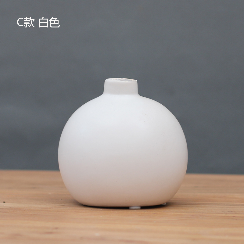 Japanse zen keramische vaas moderne persoonlijkheid eenvoudig chinees huis antieke tv-kast decoratie ornamenten vaas 31: Kleur 6