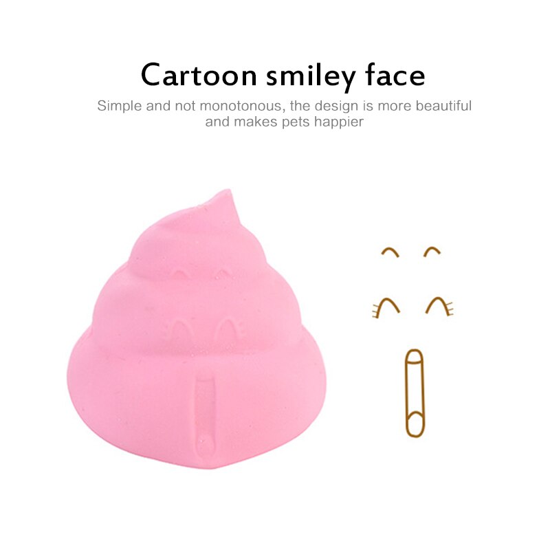 1pc Dog Chew Toy Sound Poop Latex Nibble Toy Funny Poop Shape Bite-resistant Molar Pet Supplies Teeth Clean Dog Toy Pet Supplies