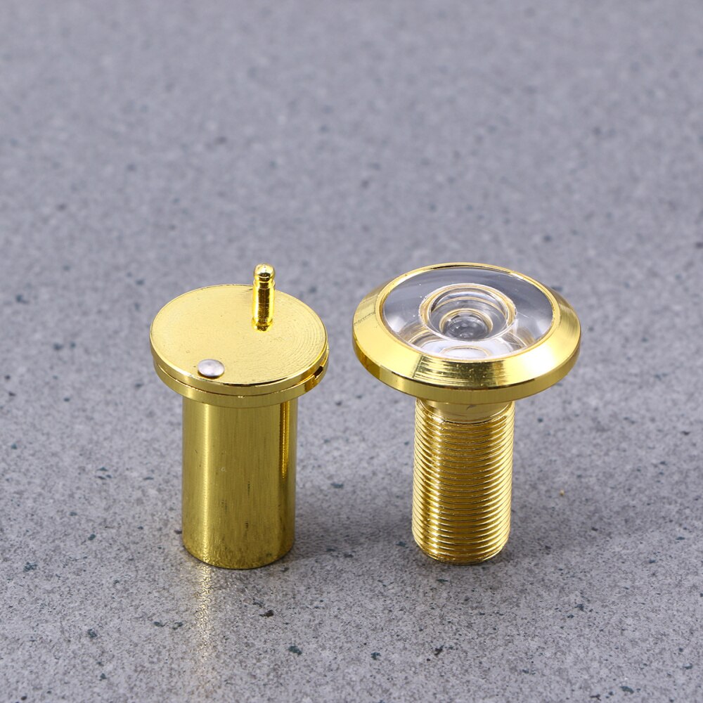 Door Viewer Wooden Door Door Peek Peep Hole Pinhole for Home Office Hotel (Silver)