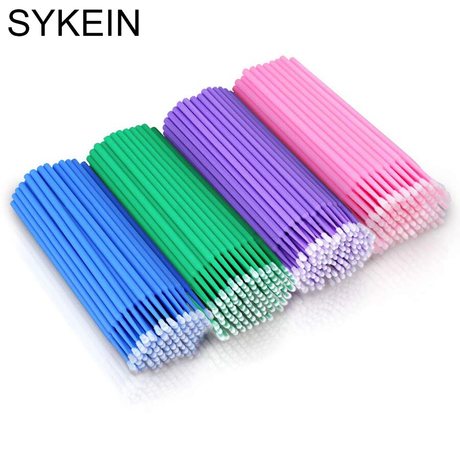 50/100pcs Disposable Micro Brushes Applicators Micro Brush Dentistry Odontologia Extension Cleaning Swabs Lash Lift Glue Remover