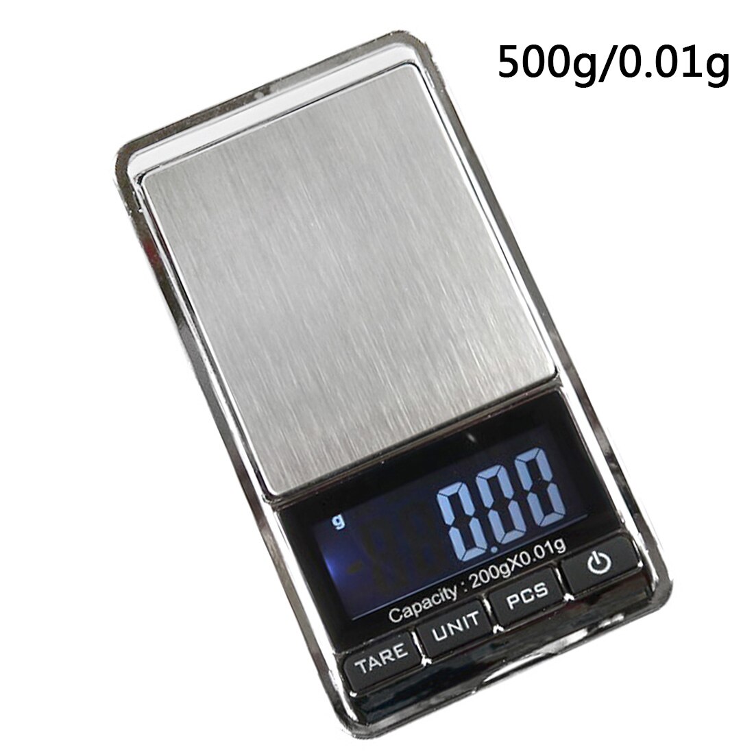 Mini Electronic Scale Precision Portable Pocket LCD Digital Jewelry Scales Weight Balance Gram Scales Measuring tools: A type 500g