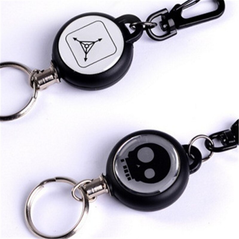 Neue Schlüssel Halfter Keychain TAD Hohe Rebound Teleskop Draht Seil DIY Schlüssel Halfter Anti-verloren Anti-diebstahl Teleskop Clever Schlüsselhalter