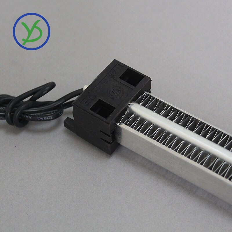 300W AC DC 220V Electric Ceramic Heater PTC ceramic air heater 167*35mm