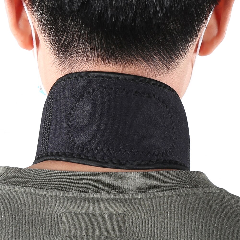 Unisex Magnet Therapy Neck Wrap Cervical Vertebra Protection Collar Magnet Therapy Compress Neck Support Therapy Neck Wrap