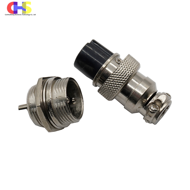 1Set Male - Female Metal Circular Aviation Plug Socket Connector GX16 16mm 2Pin/3Pin/4Pin/5Pin/6Pin/7Pin/8Pin/9Pin/10Pin