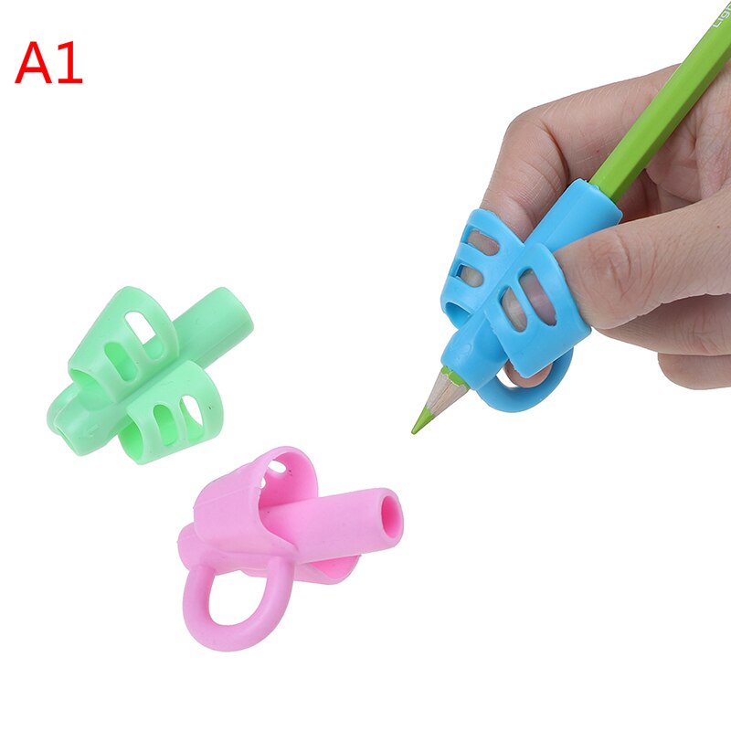 Lápiz de dibujo con forma de pez delfín de silicona, 3 uds., creatividad para niños, estudiantes, lápiz para escribir, protege los dedos, Juguetes: CYSHTOY018A1