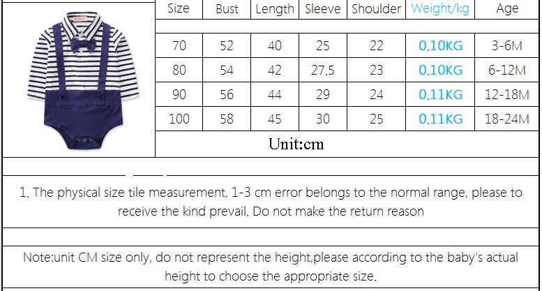 Newborn Baby Girl Boy Romper Jumpsuit Twins long sleeve bodysuit set Clothes Navy Stripe bowknot Outfits vestido bodysuit