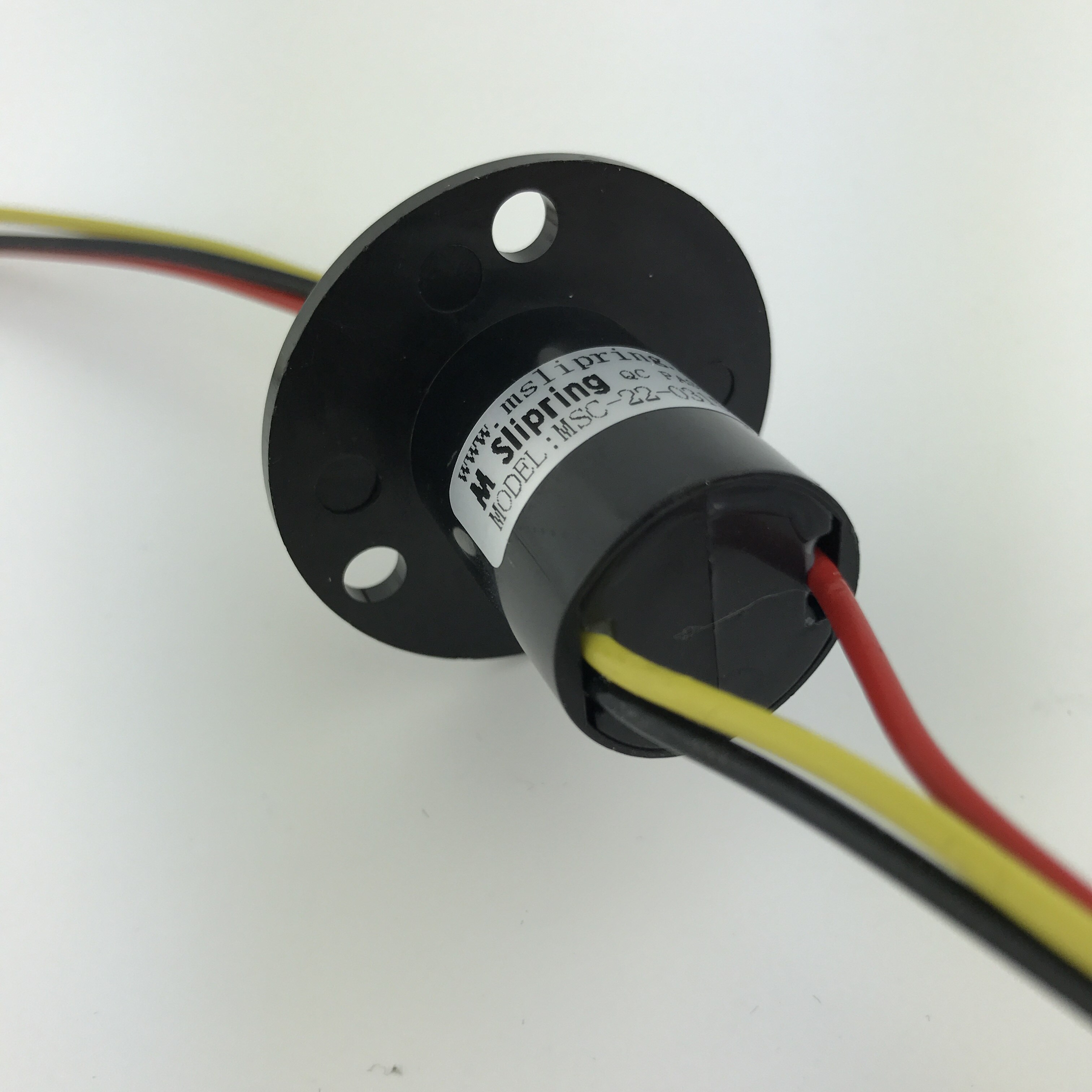 Diameter 22mm 15A 2/3/4 ChannelsRotate Dining Table Slip Ring Electric Collector Rings Slip Ring Rotary Joint: 3 Channel 15A (22mm)