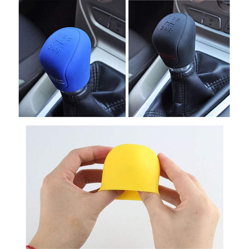 Auto suv rubber Pookknop shifter Cover kraam voor Jeep Renegade Cherokee Wrangler Kompas Patriot Santafe i20 i30