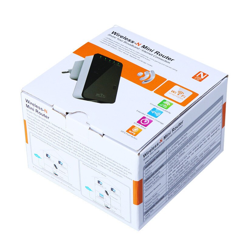 Ripetitore Wifi Router Wireless Extender AP Booster Amplificatore LAN Client Ponte IEEE802.11b/g/n EU Plug Wi fi roteador