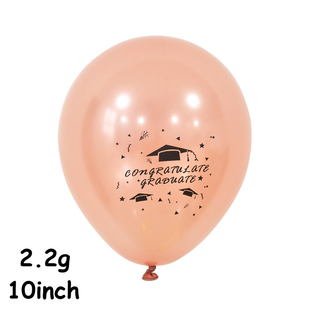 15Pcs 10 Inch Graduation Party Latex Balloons Inflatable Ball Baloons Decoration For Graduation Party Congratulation