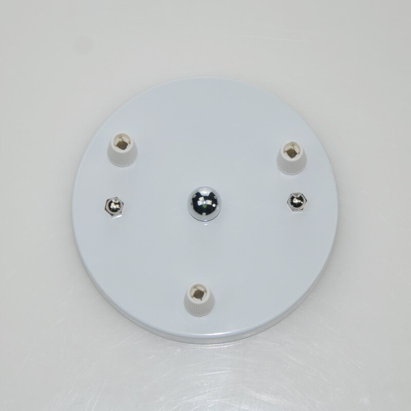 120mm modern Multi ceiling rose pendant light ceiling canopy vintage ceiling plate base lamp light fixtures lampara de techo: 3 holes white