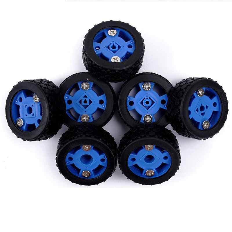 Krabberige diy model tilbehør legetøj babyvogn vogn dæk gummihjul nr. . 7 flere specifikationer