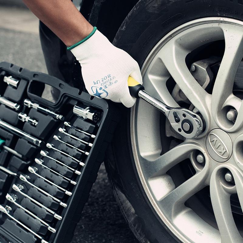 46pcs/set Wrench Socket Set Hardware Car Boat Motorcycle Repairing Tools Kit Multitool Hand Tools Car-Styling