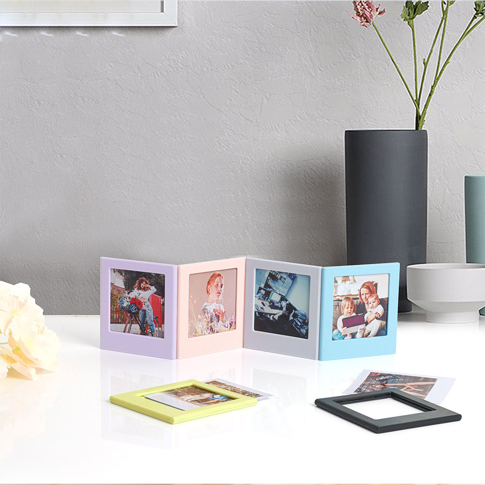 Marco magnético para impresora Fujifilm Instax Square SQ1, montaje de fotos, colocación de refrigerador, Cuadrado SQ40, enlace cuadrado
