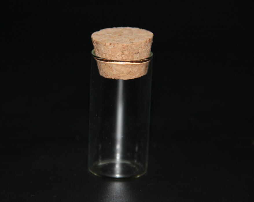 8 Stuks 24*50 Mm 12 Ml Buis Glazen Flessen Wishing Fles Lege Bericht Flesjes Sample Opslag Mason Jars met Kurk Ornamenten