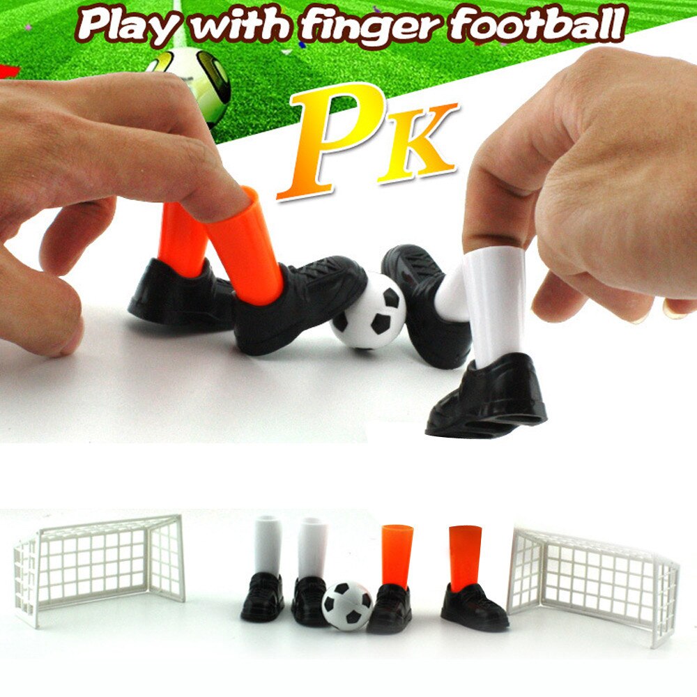 Finger Ideal Party Match Soccer Toys for Kids Adults Finger Toy Game Sets With Two Goals Desktop Finger Toy Game Funny Gadgets