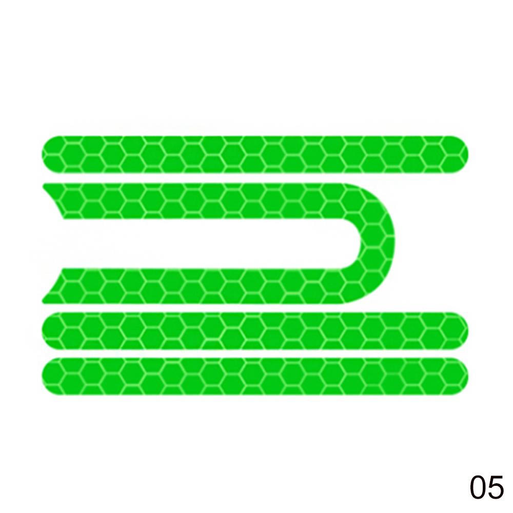 Night Electric Scooter Reflective Stickers for Xiaomi Mijia M365/Pro Scooter Safety Stickers Scooter Parts Accessories: Green