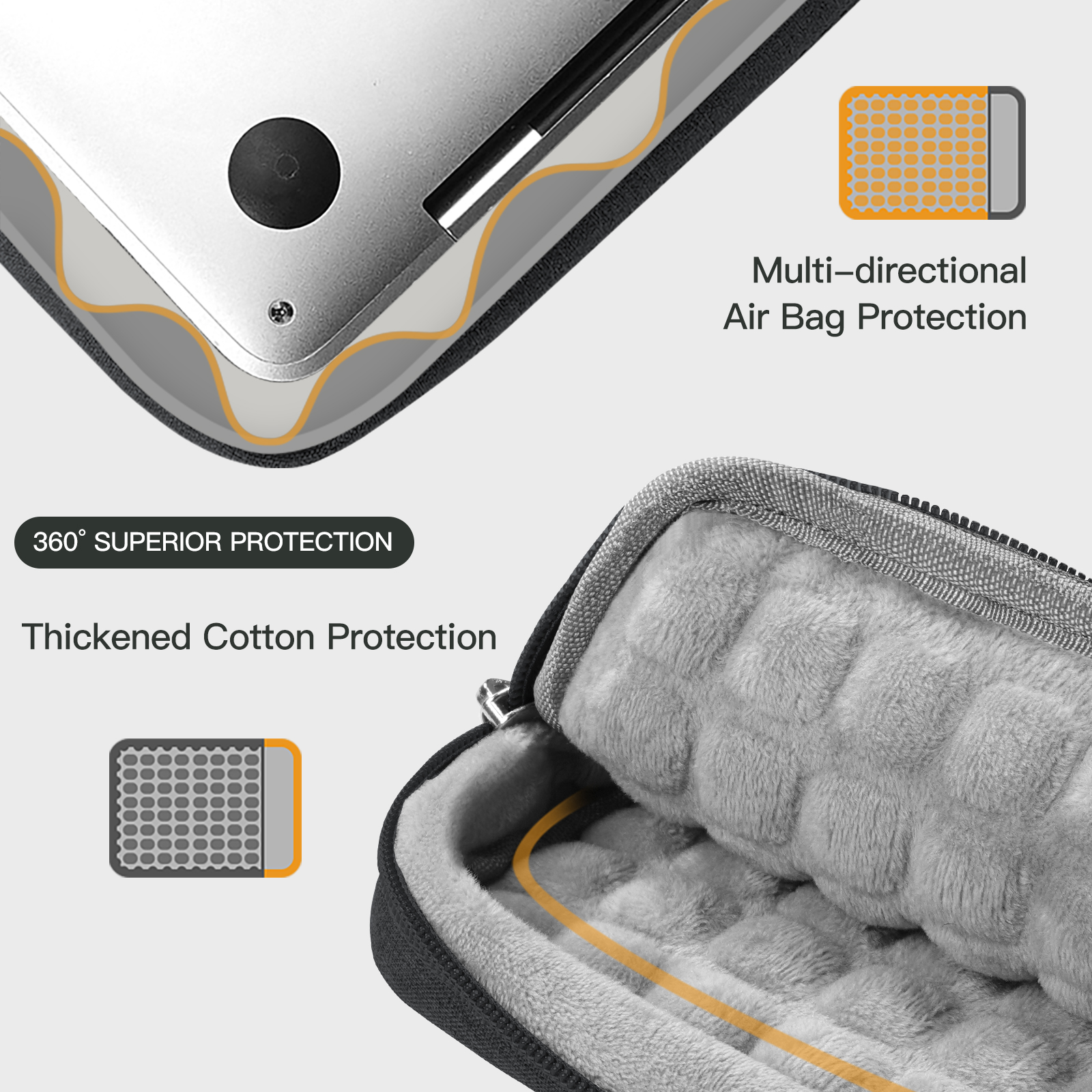 Etui na laptopa 12 13 15,4 15,6 cala Etui do Macbooka Air M2 13.3 Pro 14 M1 Pokrowiec Huawei Xiaomi HP Dell Lenovo Shell BAG