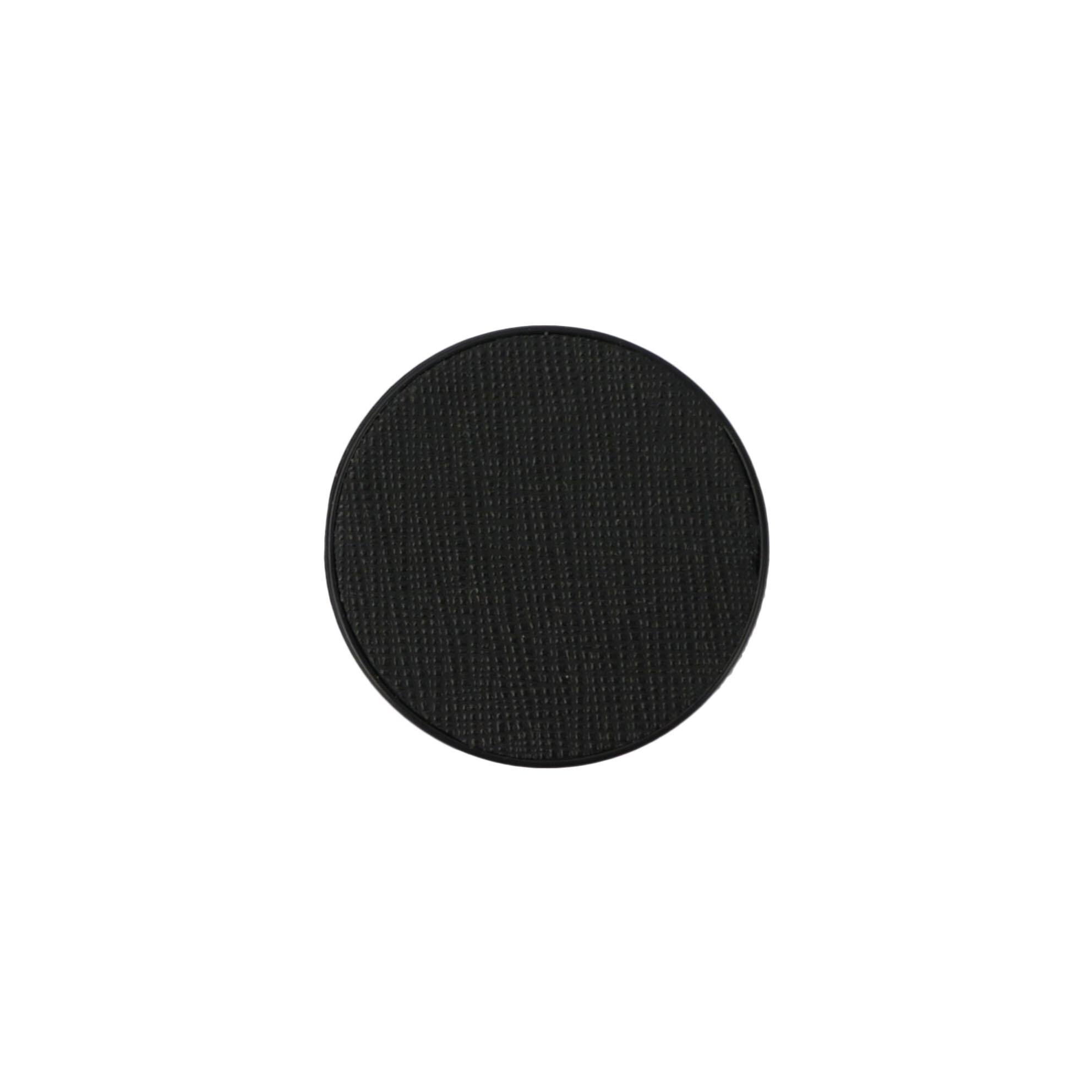 Saffiano skinn rundt fingergrep mobiltelefonholder ekspanderende stativ grep lomme socket støtte anti-fall sammenleggbar universal: Svart  m10