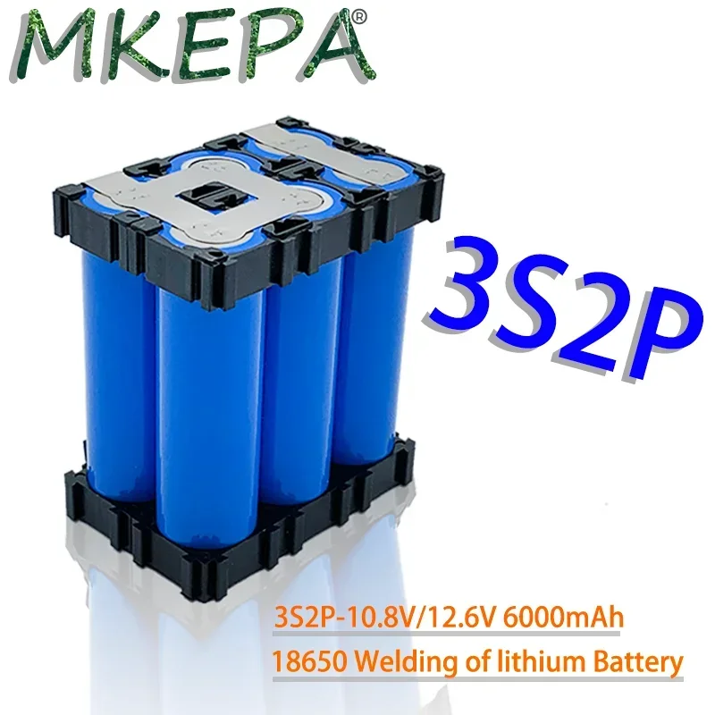2S1P 3S1P 3S2P 4S1P 4S2P 5S2P 18650 battery pack custom 18650 battery welding 3000mAh / 6000mah battery pack 12.6V to 25.2v sc: Pink