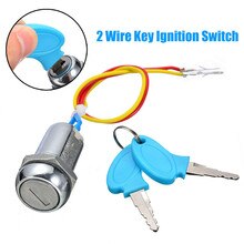 Universal Ignition Switch Lock Ignition Switch Key Plastic And Alloy Scooter Bike