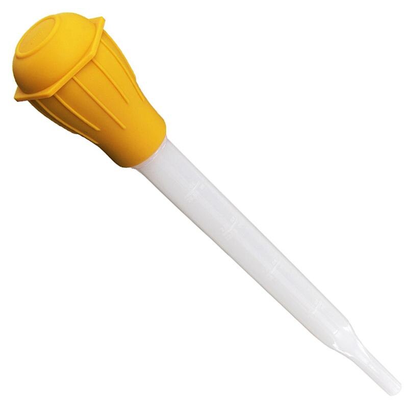 Ezlife bbq olie tube kylling kalkun kød klar tube juice pumpe  kt1028 tilbehør bbq baster værktøjer flydende sovs syr  t8 o 1