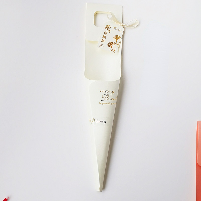 5/10/20Stck Hand-gehalten Einzelne Rose Nelke Blume Strauß Verpackung Kasten Taschen Hochzeit Dekoration blume Verpackung murmeln Schild