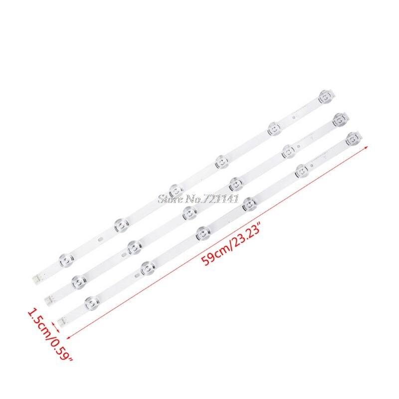 3 unids/set tira de LED para iluminación trasera 6 barra ligera de la lámpara para Lg 32 "TV 32LB5800-UG 32LB5610 y