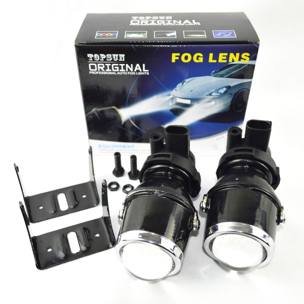 Safego 35 W mistlamp lampen auto mistlamp Projector Lens xenon H3 mistlampen voor Auto auto Koplamp xenon hid projector lens kit