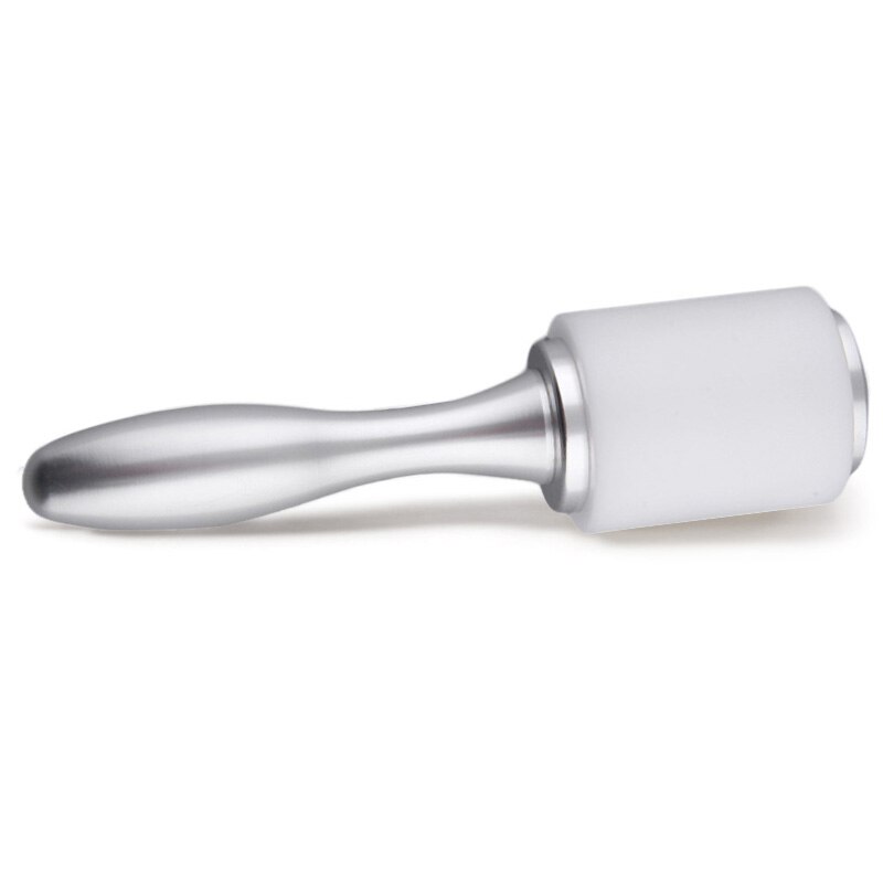 Leather Craft Carving Hammer,Heavy Handle Hammer Small Noise,Convenient Leather Making Tool Hammers for Leather Craft Nylon Beat: White Straight