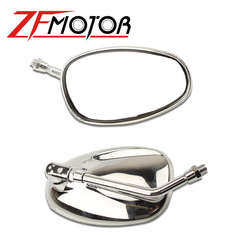 Voor YAMAHA VMAX12 Vmax 1200 XJR400 XJR1200 XJR1300 XV125 XV250 SR250 SR400 Dolfijn 250 achteruitkijkspiegel Motorfiets Achteruitkijkspiegel Spiegels