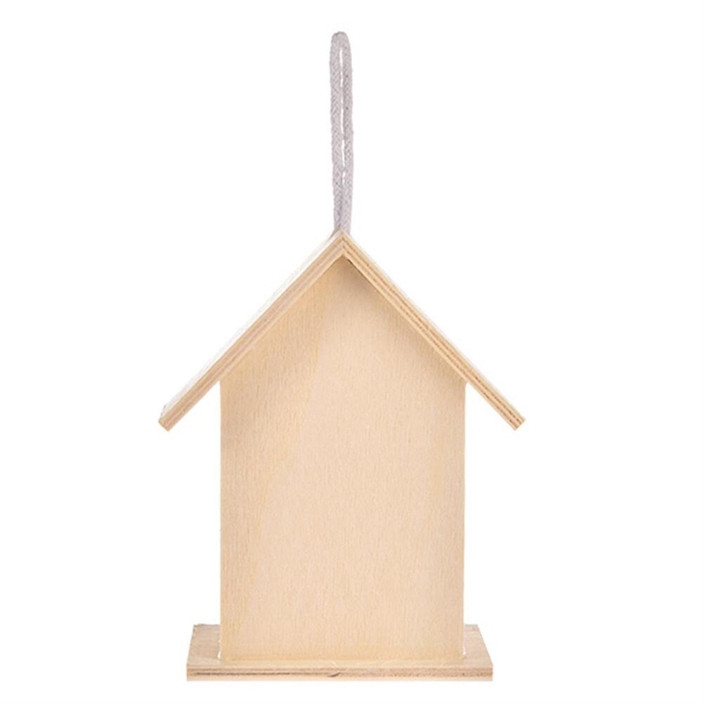 Natural Wooden Bird House Birdhouse for Outdoor Garden Yard Decorations Bird Nest bird house bird cage