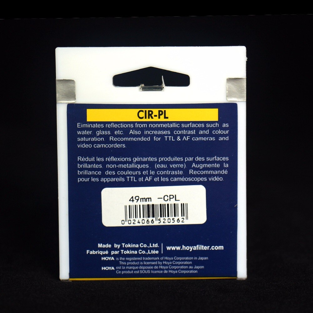 HOYA CPL CIR-PL Slanke Ring Polarisator Filter Digital Lens Protector 49mm 52mm 55mm 58mm 62mm 67mm 72mm 77mm 82mm