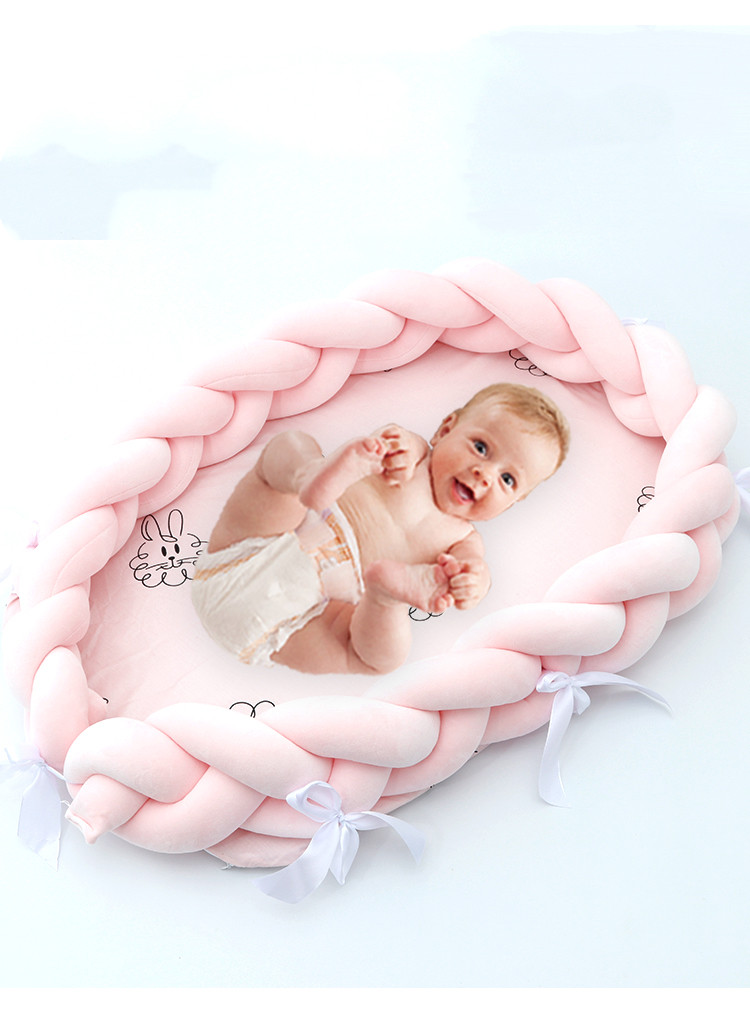 Bærbar nyfødt sovesofa aftagelig bomuldsbeskyttende redenpude baby uterus bionisk krybbe bebe rejseseng