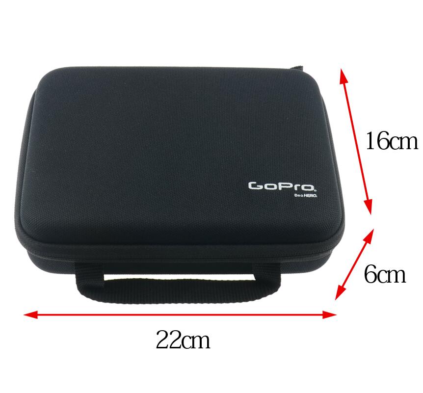 LANBEIKA Für Gopro 3 Größen Nylon Tragbare Lagerung Sammlung Tasche Fall für GoPro Hero 8 7 6 5 4 3 + SJCAM SJ5000 M20 SJ6 SJ7 EKEN: GO52B